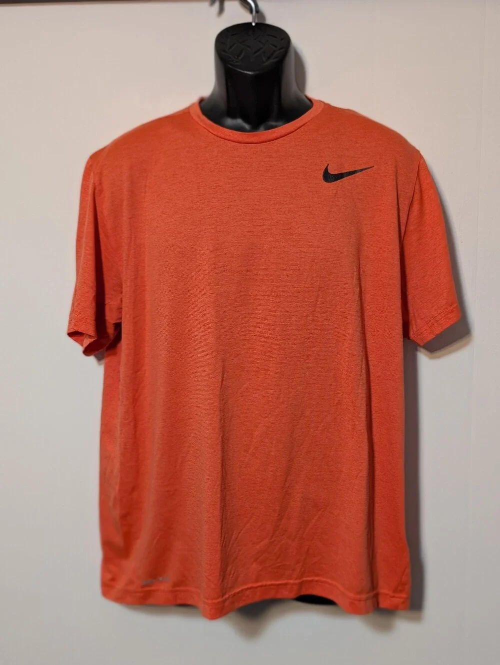Men's Nike Dri-Fit XL Orange Heathered Short Sleeve Athletic T-Shirt